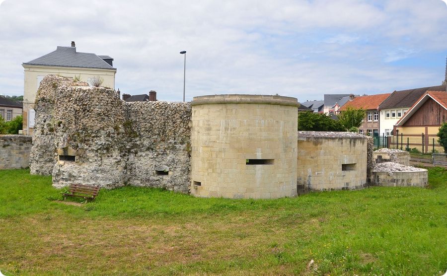 Vestiges des fortifications d'Harfleur