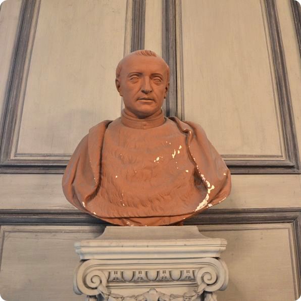 Buste de Guillaume d'Estouteville à l'archevêché de Rouen
