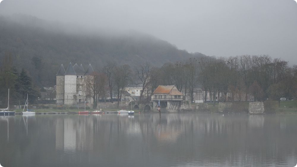 Chteaux et pont mdivaux de Vernon