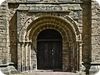 Porte de l'église d'Eckington