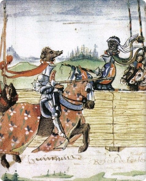 Robert d'E.-Beynes au pas de Saumur (1446)
