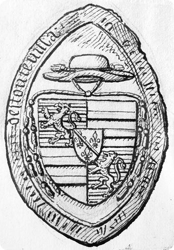 Sceau du cardinal Guillaume d'Estouteville