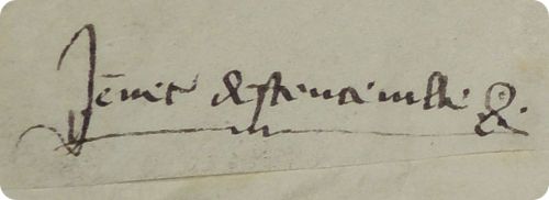 Signature de Jeannet d'E.-Charlemesnil